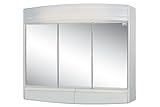 Sieper Spiegelschrank Topas Eco mit LED Beleuchtung 60 cm breit, Kunststoff Spiegelschrank in Weiß...